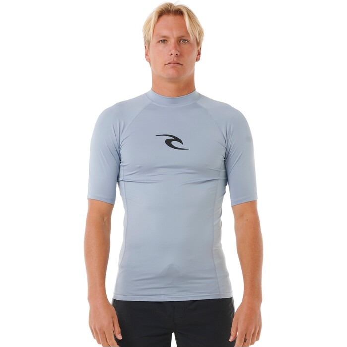 Rip Curl Mnner 2024 Waves UPF Perf Kurzarm-Lycra-Weste 142MRV - Sparky Blue